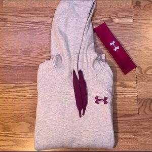 Under Armour Hoodie and Matching Headband